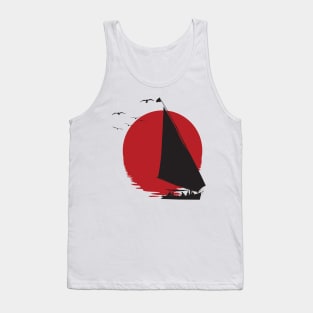 Sailing sunset Tank Top